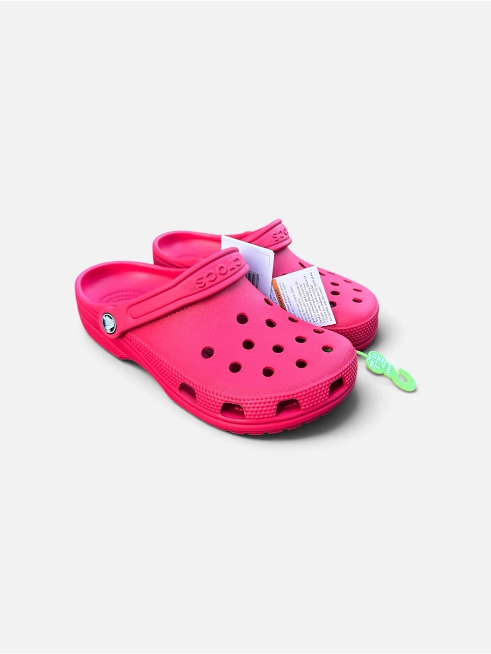 CROCS Classic Clog Sandals in red